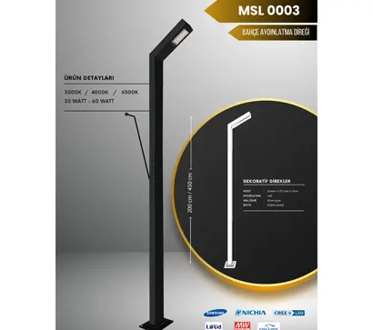 Bollard Aydınlatma MSL 0003